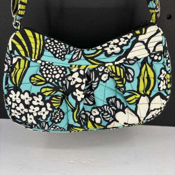 Vera Bradley Island‎ Blooms Frannie Adjustable Crossbody Purse Retired 2012 RARE - Picture 3 of 15